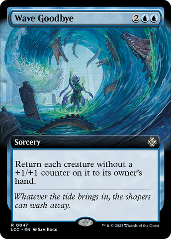Wave Goodbye (Extended Art) (LCC-047)  - The Lost Caverns of Ixalan Commander: (Extended Art)