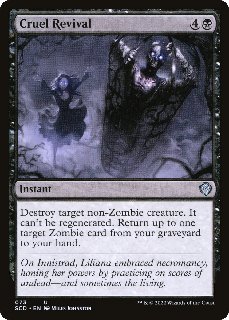 Cruel Revival (SCD-073)  - Starter Commander Decks
