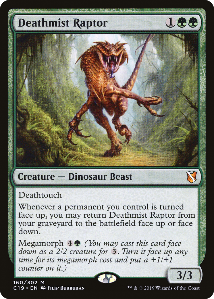Deathmist Raptor (C19-160)  - Commander 2019