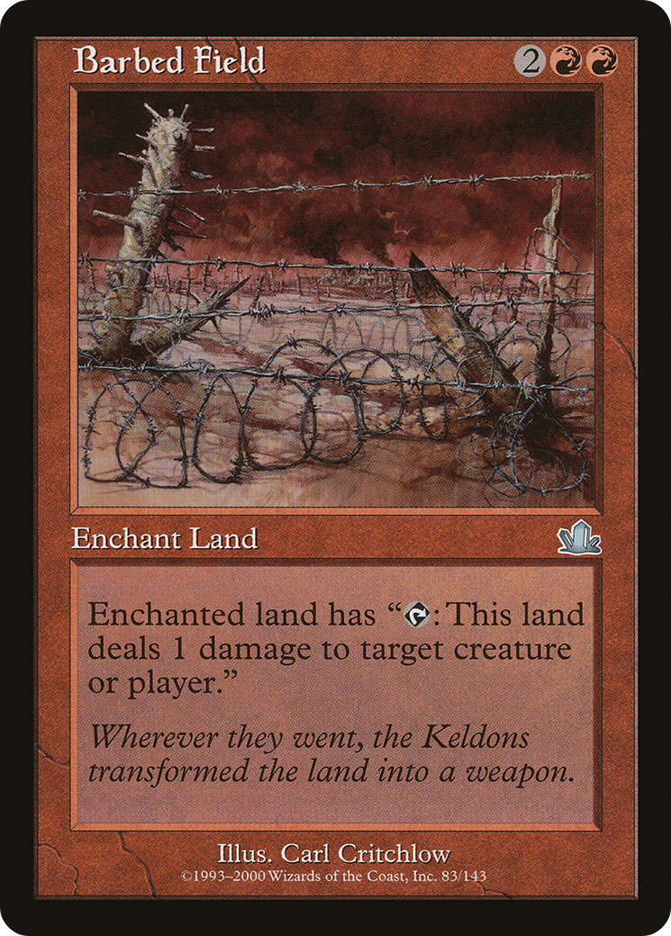 Barbed Field (PCY-083)  Foil - Prophecy
