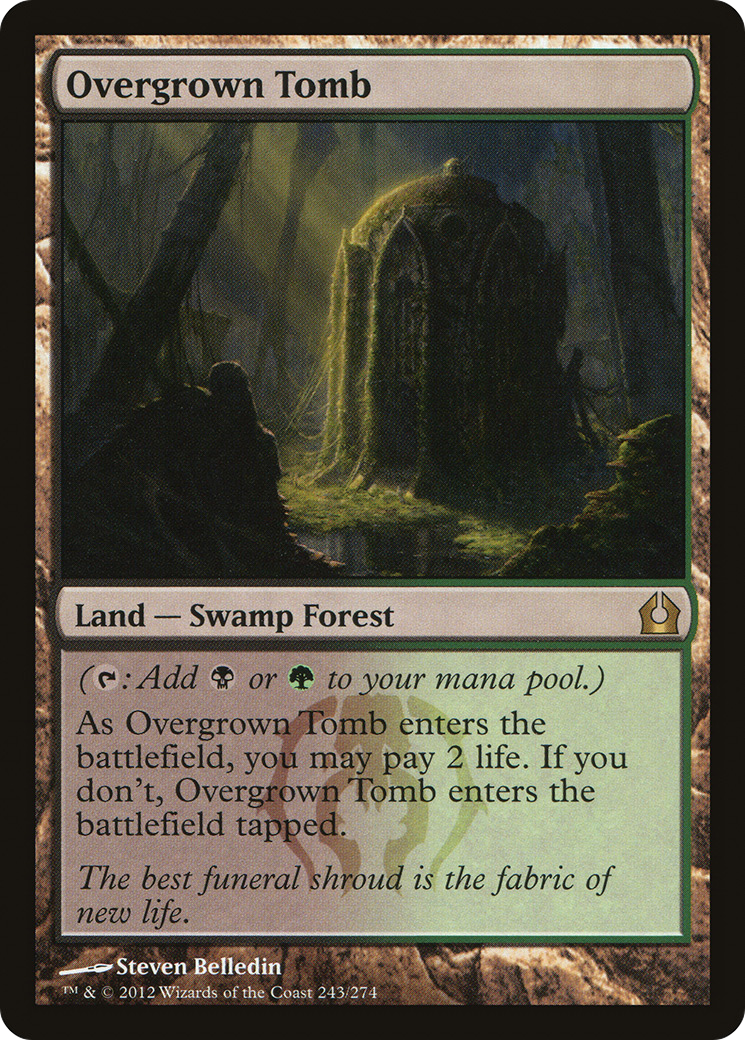 Overgrown Tomb (RTR-243)  - Return to Ravnica