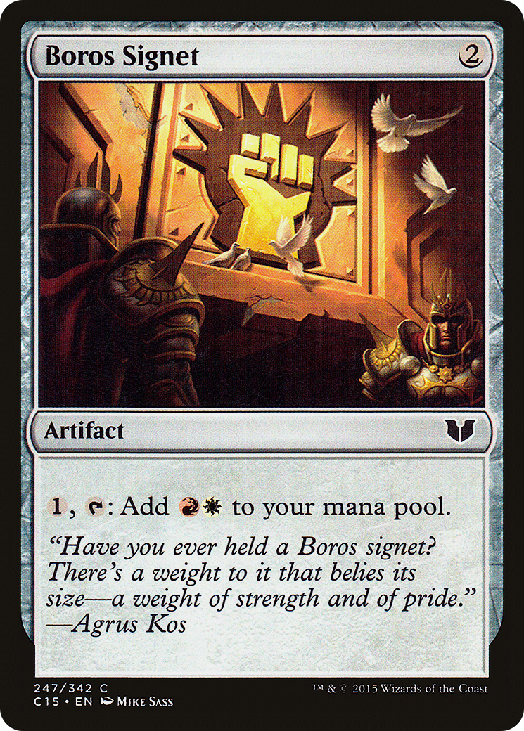 Boros Signet (C15-247)  - Commander 2015