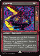 Chainsaw (Showcase) (DSK-314)  Foil - Duskmourn: House of Horror: (Showcase)