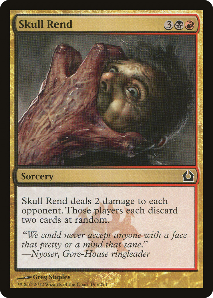 Skull Rend (RTR-195)  Foil - Return to Ravnica