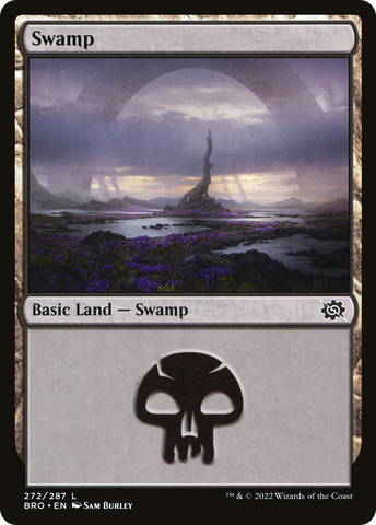 Swamp (272) (BRO-272)  Foil - The Brothers' War