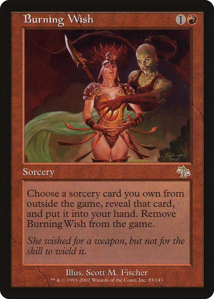 Burning Wish (JUD-083)  Foil - Judgment