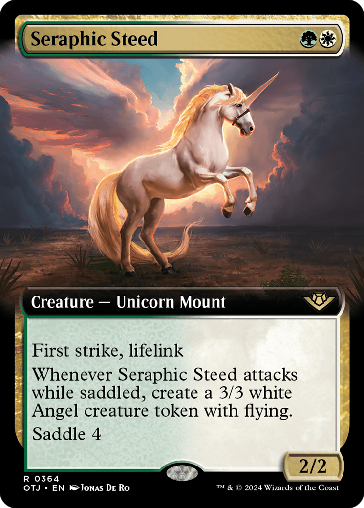 Seraphic Steed (Extended Art) (OTJ-364)  - Outlaws of Thunder Junction: (Extended Art)