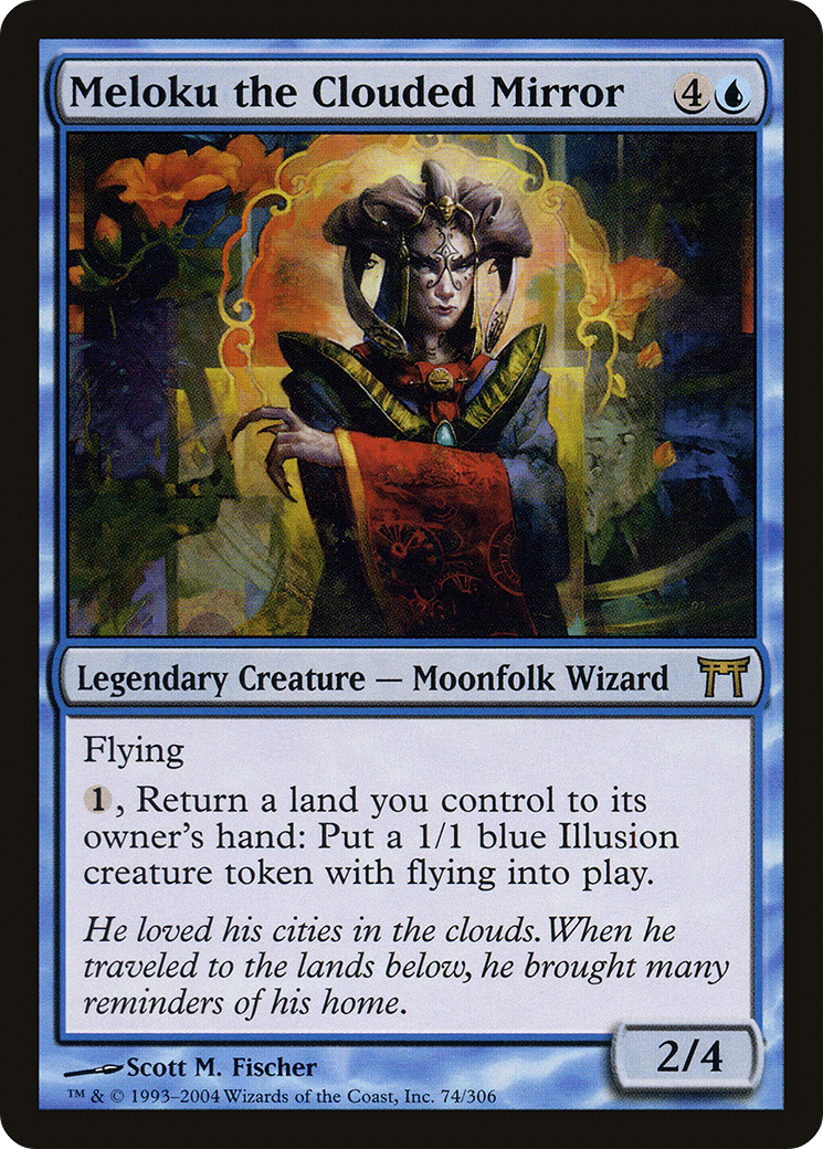 Meloku the Clouded Mirror (CHK-074)  - Champions of Kamigawa