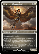 Heavenly Blademaster (CMM-461)  Etched Foil - Commander Masters