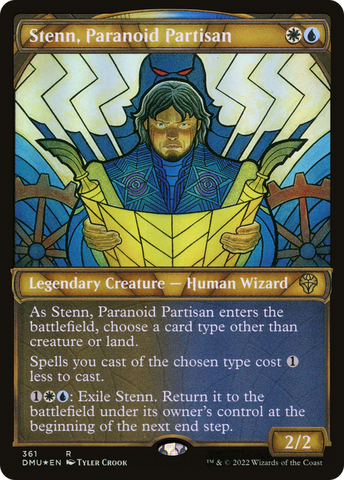 Stenn, Paranoid Partisan (Textured Foil) (DMU-361)  Foil - Dominaria United: (Showcase)