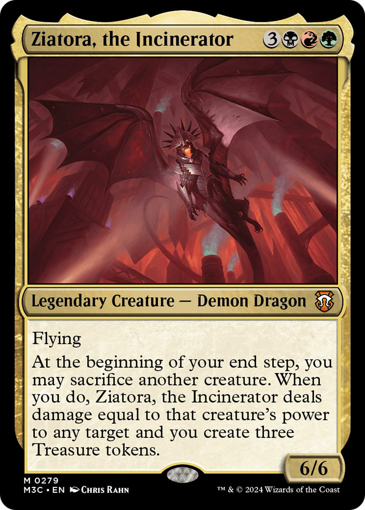 Ziatora, the Incinerator (M3C-279)  - Modern Horizons 3 Commander