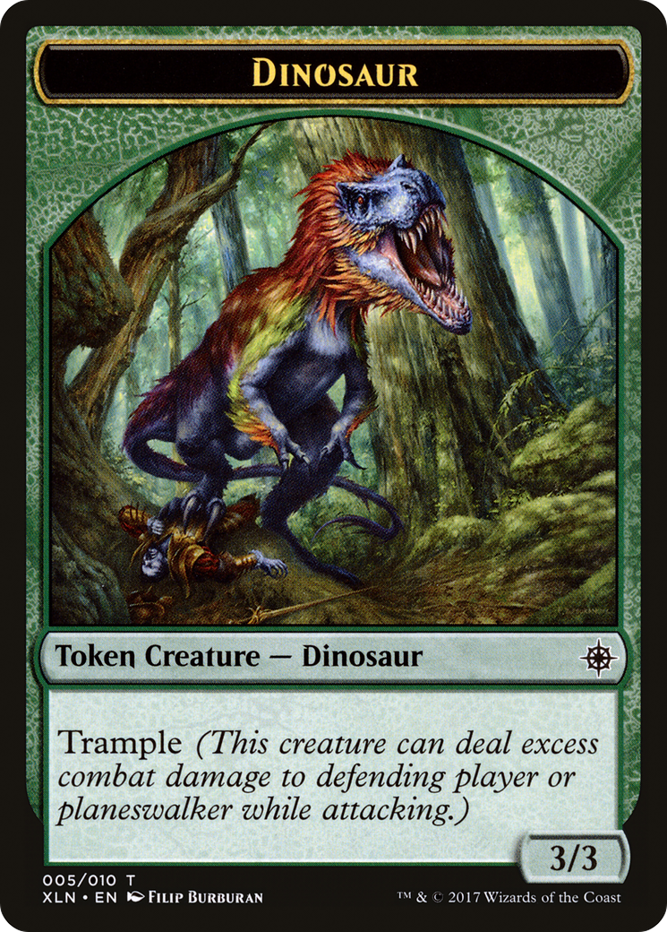 Dinosaur Token (XLN-005)  - Ixalan Tokens