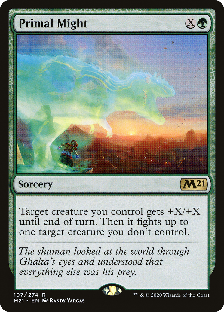 Primal Might (M21-197)  Foil - Core Set 2021