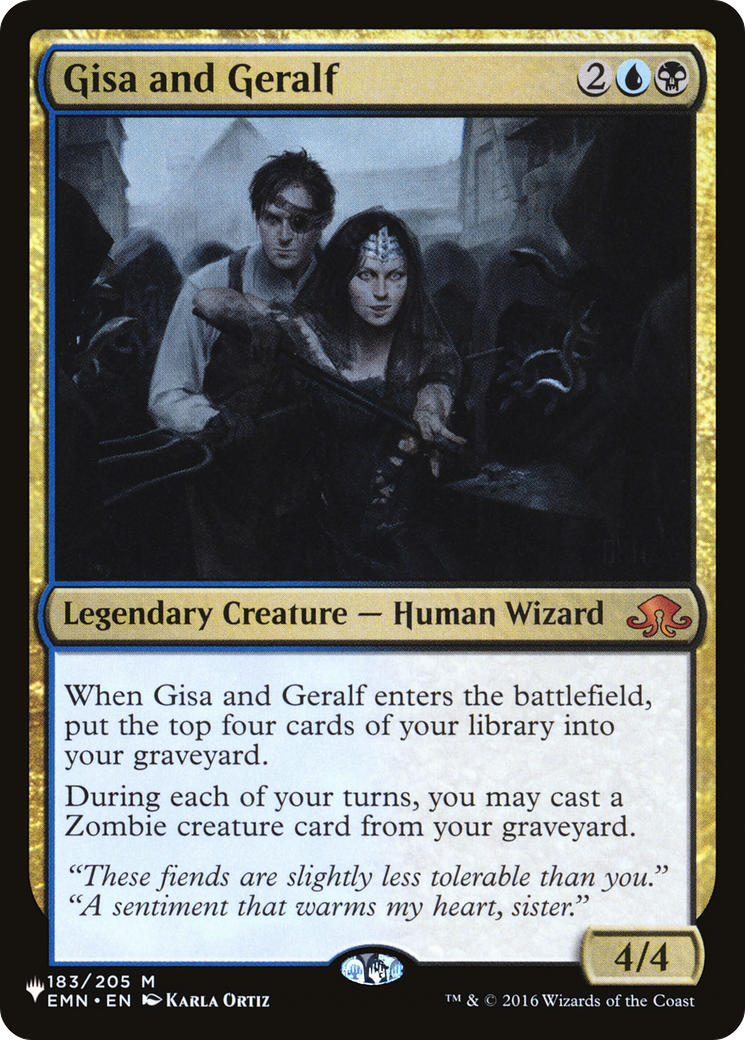 Gisa and Geralf (LIST-EMN-183)  - The List