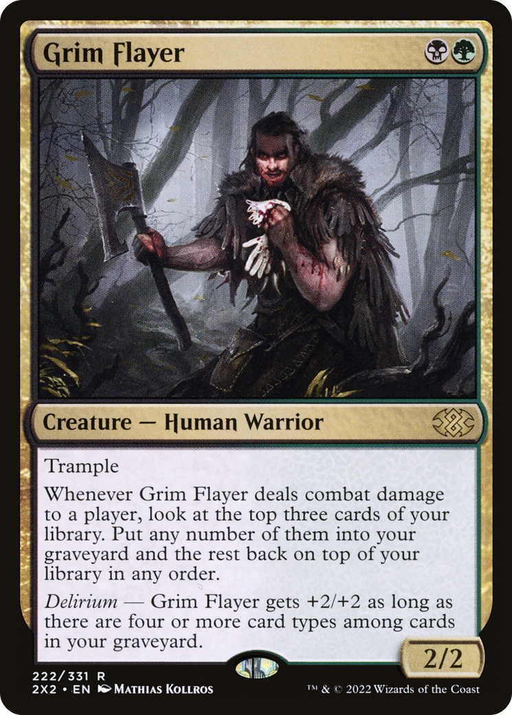 Grim Flayer (2X2-222)  Foil - Double Masters 2022