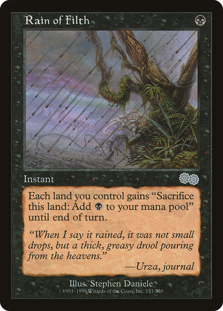 Rain of Filth (USG-151)  - Urza's Saga