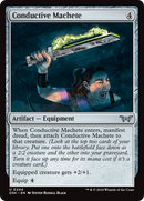 Conductive Machete (DSK-244)  Foil - Duskmourn: House of Horror