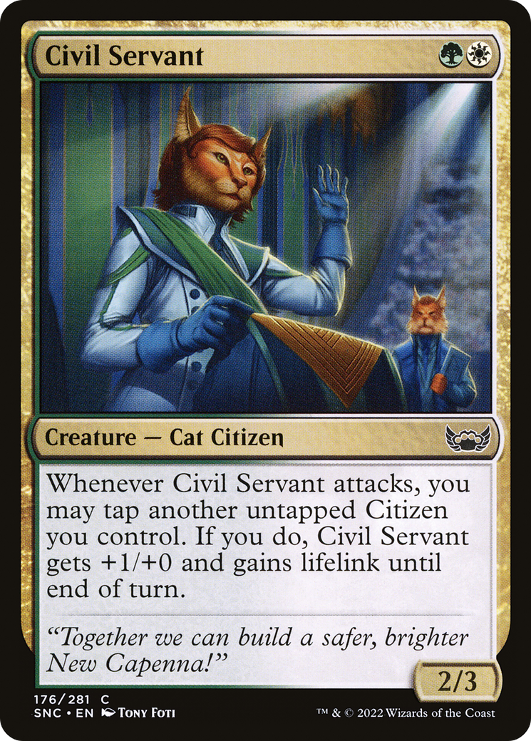 Civil Servant (SNC-176)  - Streets of New Capenna