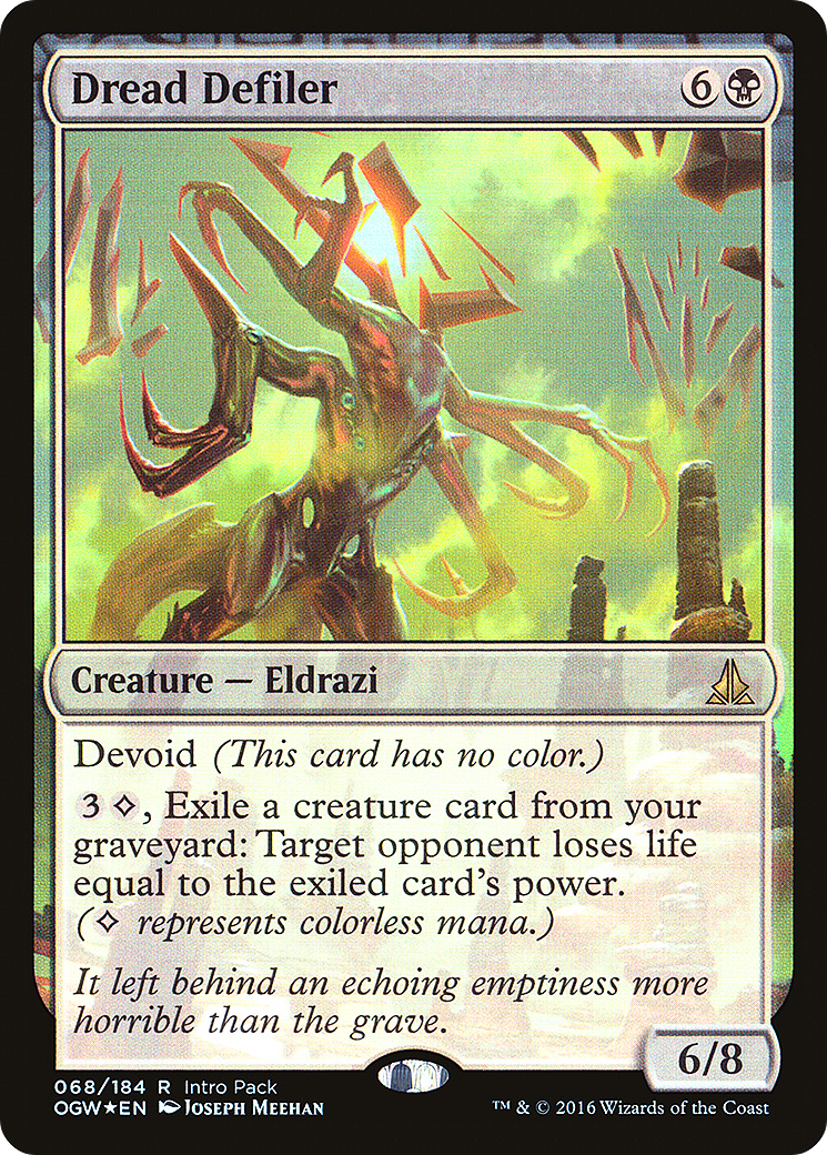Dread Defiler (UMP-068)  Foil - Oath of the Gatewatch Promos: (devoid)