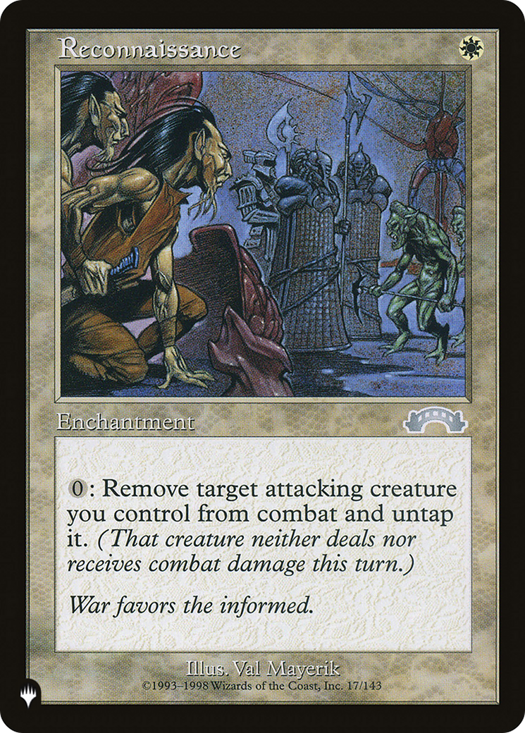 Reconnaissance (LIST-17/143)  - The List