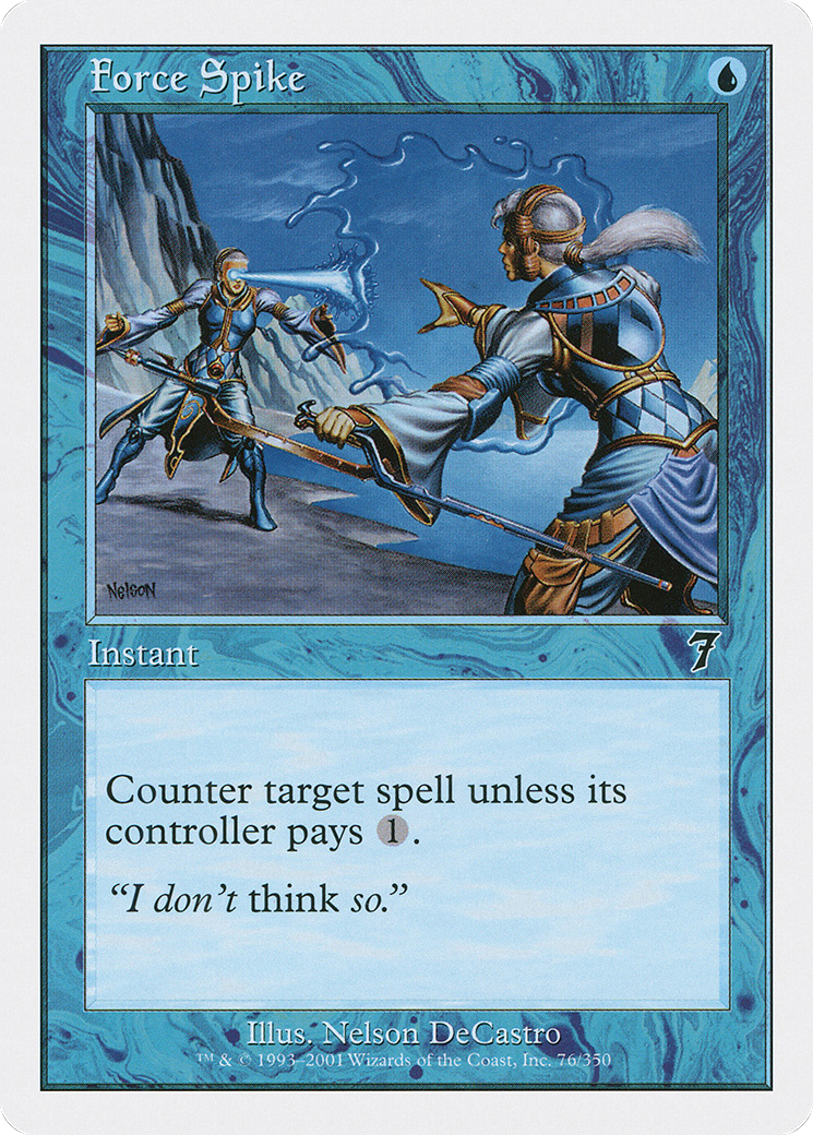 Force Spike (7ED-076) - Seventh Edition