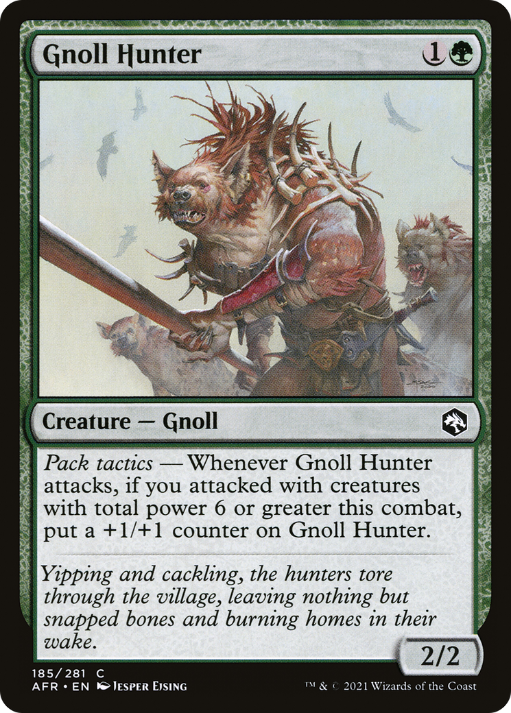 Gnoll Hunter (AFR-185)  Foil - Adventures in the Forgotten Realms