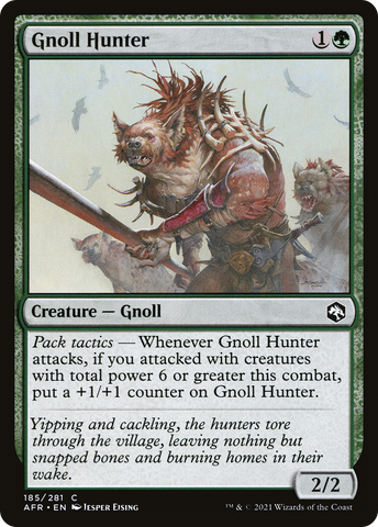Gnoll Hunter (AFR-185)  Foil - Adventures in the Forgotten Realms