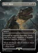 Don't Move (Borderless) (REX-001)  - Jurassic World Collection