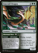 Emerald Dragon (CLB-229) - Commander Legends: Battle for Baldur's Gate Foil