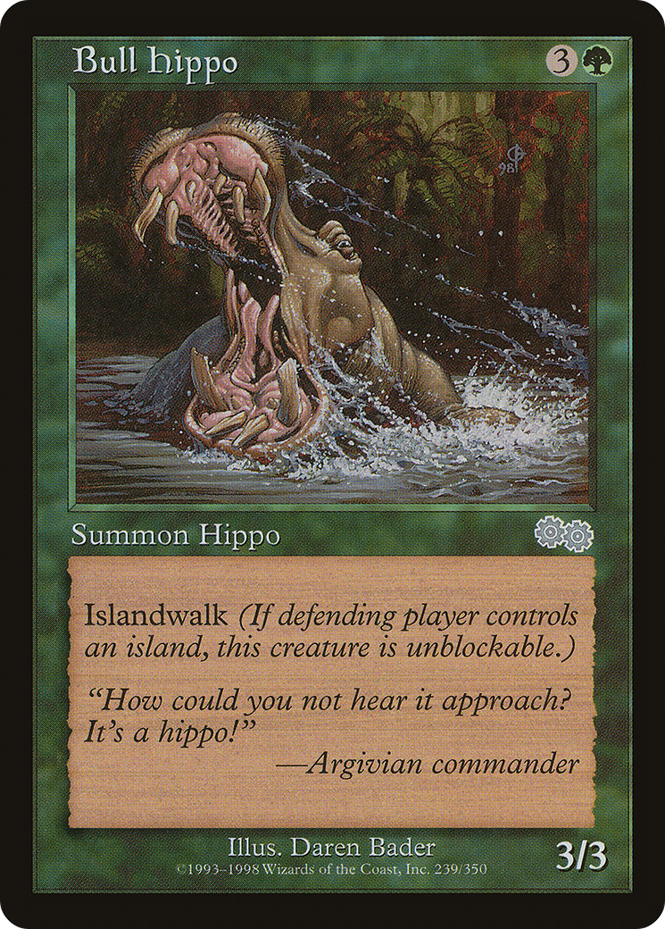 Bull Hippo (USG-239)  - Urza's Saga