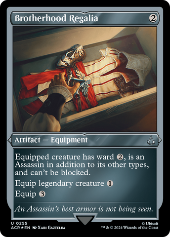 Brotherhood Regalia (ACR-255)  Etched Foil - Assassin's Creed