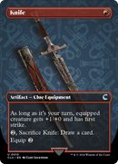 Knife (Borderless) (CLU-010)  - Ravnica: Clue Edition