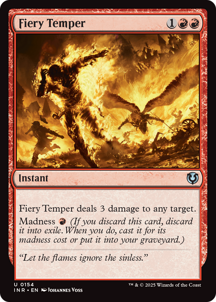 Fiery Temper (INR-154)  Foil - Innistrad Remastered