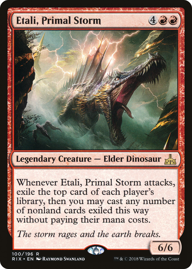 Etali, Primal Storm (RIX-100)  - Rivals of Ixalan
