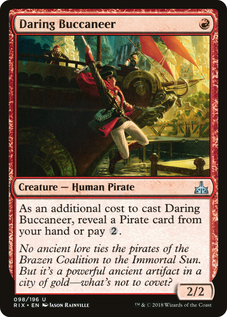 Daring Buccaneer (RIX-098)  - Rivals of Ixalan