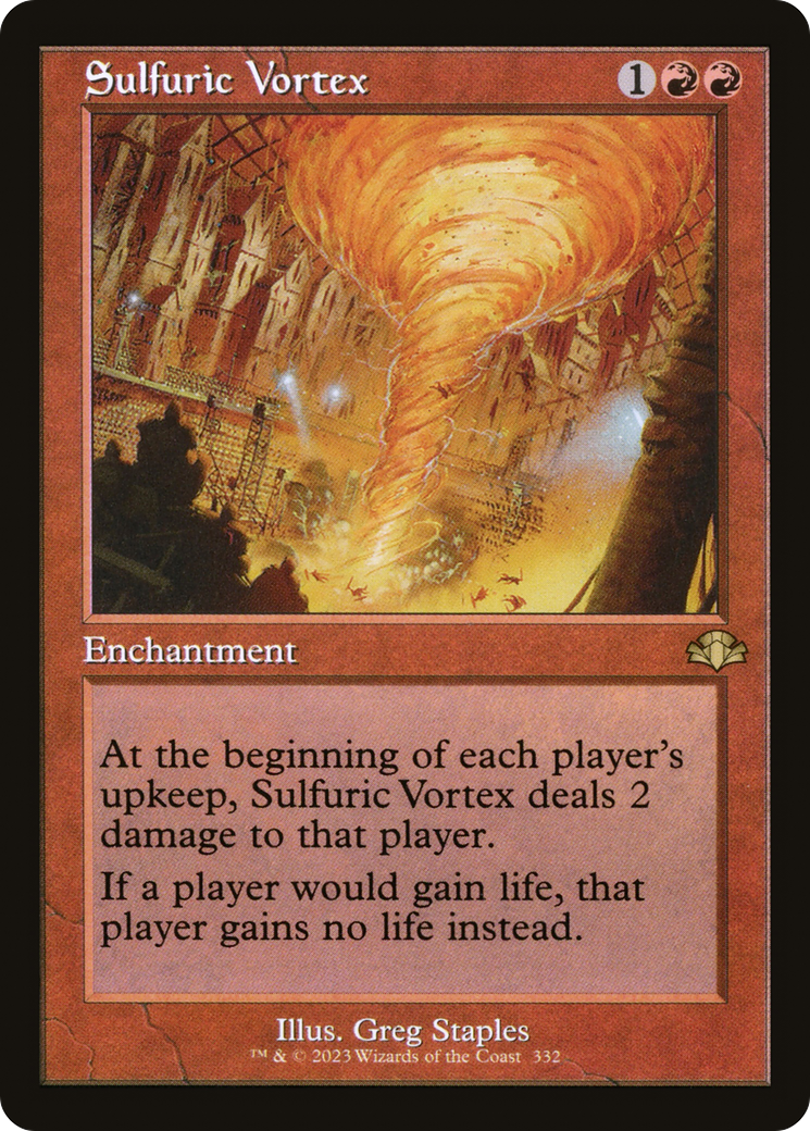 Sulfuric Vortex (Retro Frame) (DMR-332)  - Dominaria Remastered