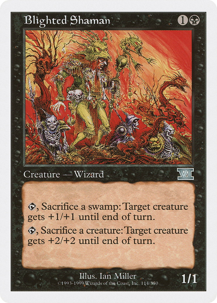 Blighted Shaman (6ED-114)  - Classic Sixth Edition