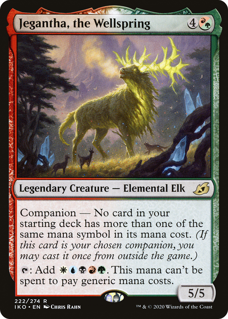 Jegantha, the Wellspring (IKO-222)  - Ikoria: Lair of Behemoths: (companion)