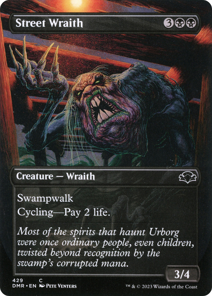 Street Wraith (Borderless) (DMR-429)  Foil - Dominaria Remastered