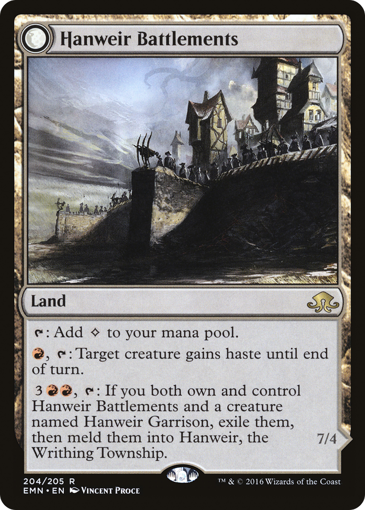 Hanweir Battlements (EMN-204)  - Eldritch Moon: (mooneldrazidfc)