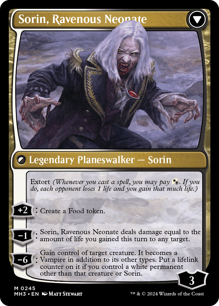 Sorin of House Markov (MH3-245)  Foil - Modern Horizons 3