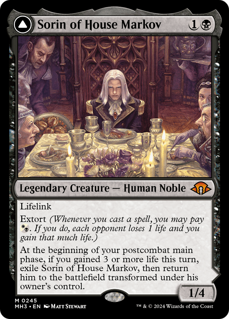 Sorin of House Markov (MH3-245)  Foil - Modern Horizons 3