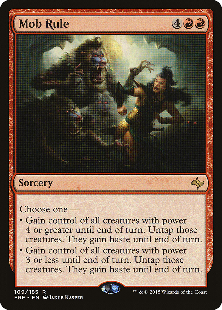 Mob Rule (FRF-109)  Foil - Fate Reforged