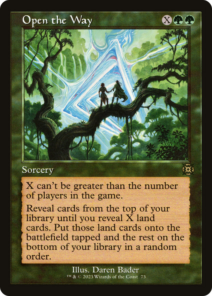 Open the Way (Retro Frame) (MAT-073)  - March of the Machine: The Aftermath: (Showcase)