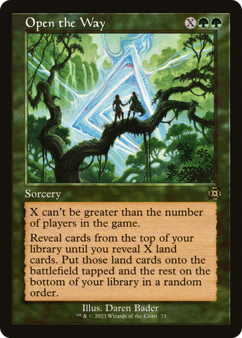 Open the Way (Retro Frame) (MAT-073)  - March of the Machine: The Aftermath: (Showcase)