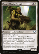 Space Marine Scout (40K-015)  - Warhammer 40,000 Commander