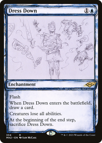 Dress Down (Showcase) (MH2-334) - Modern Horizons 2: (Showcase) Foil