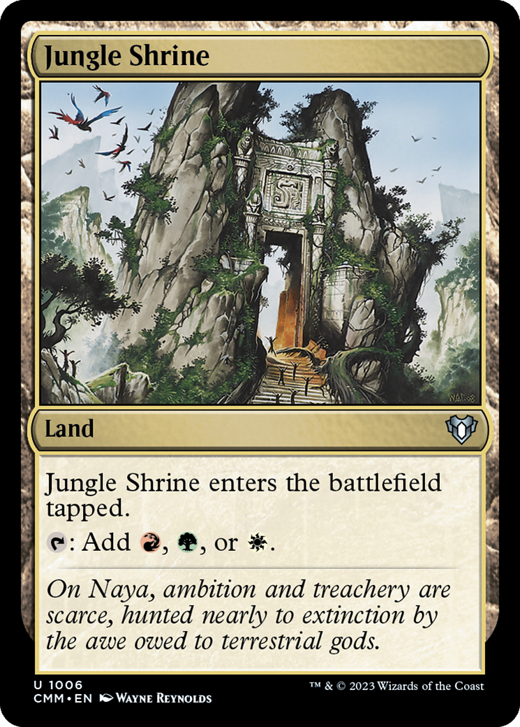 Jungle Shrine (CMM-1006)  - Commander Masters