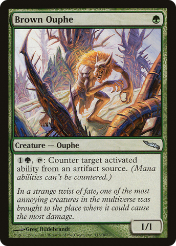 Brown Ouphe (MRD-115)  - Mirrodin