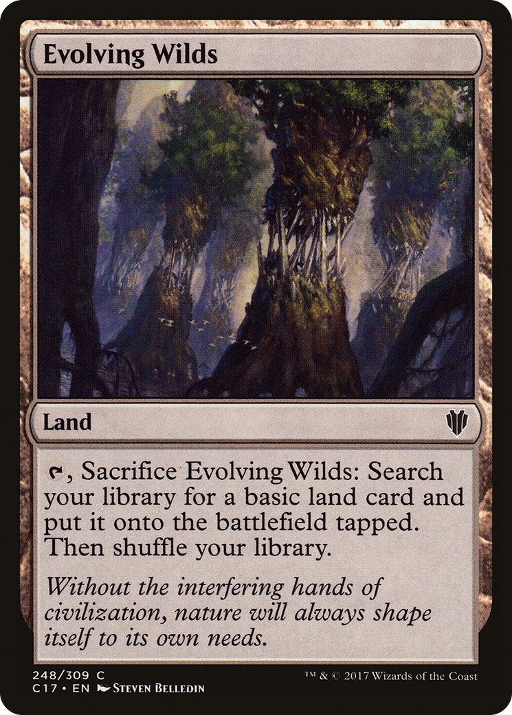 Evolving Wilds (C17-248)  - Commander 2017